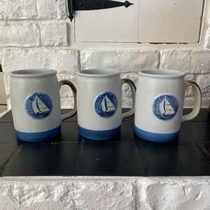 Vintage Otagiri Sailboat Mugs
